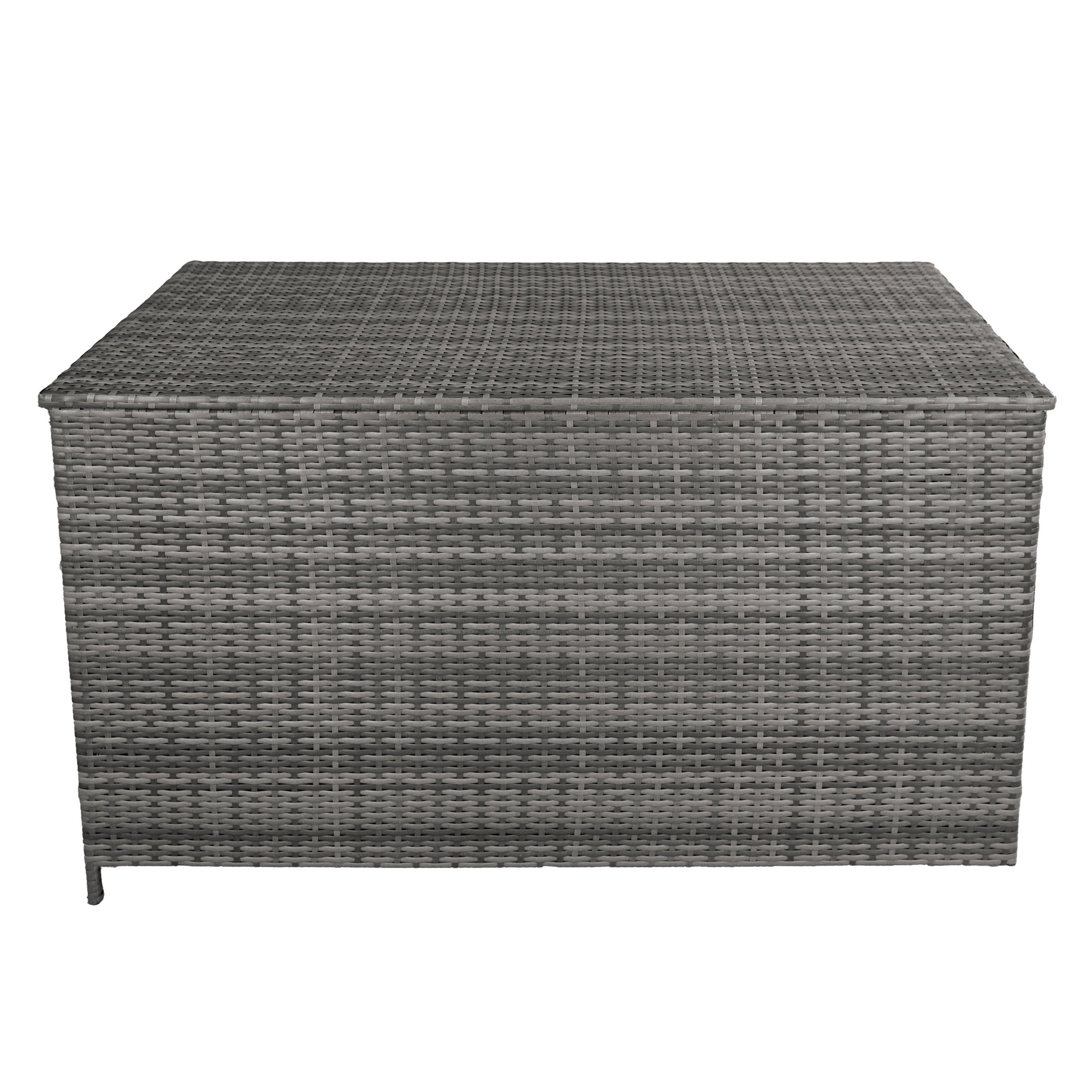 KISSENBOX Rattan - Grau - Grau, Naturmaterialien (138/1/70cm) - Monstershop