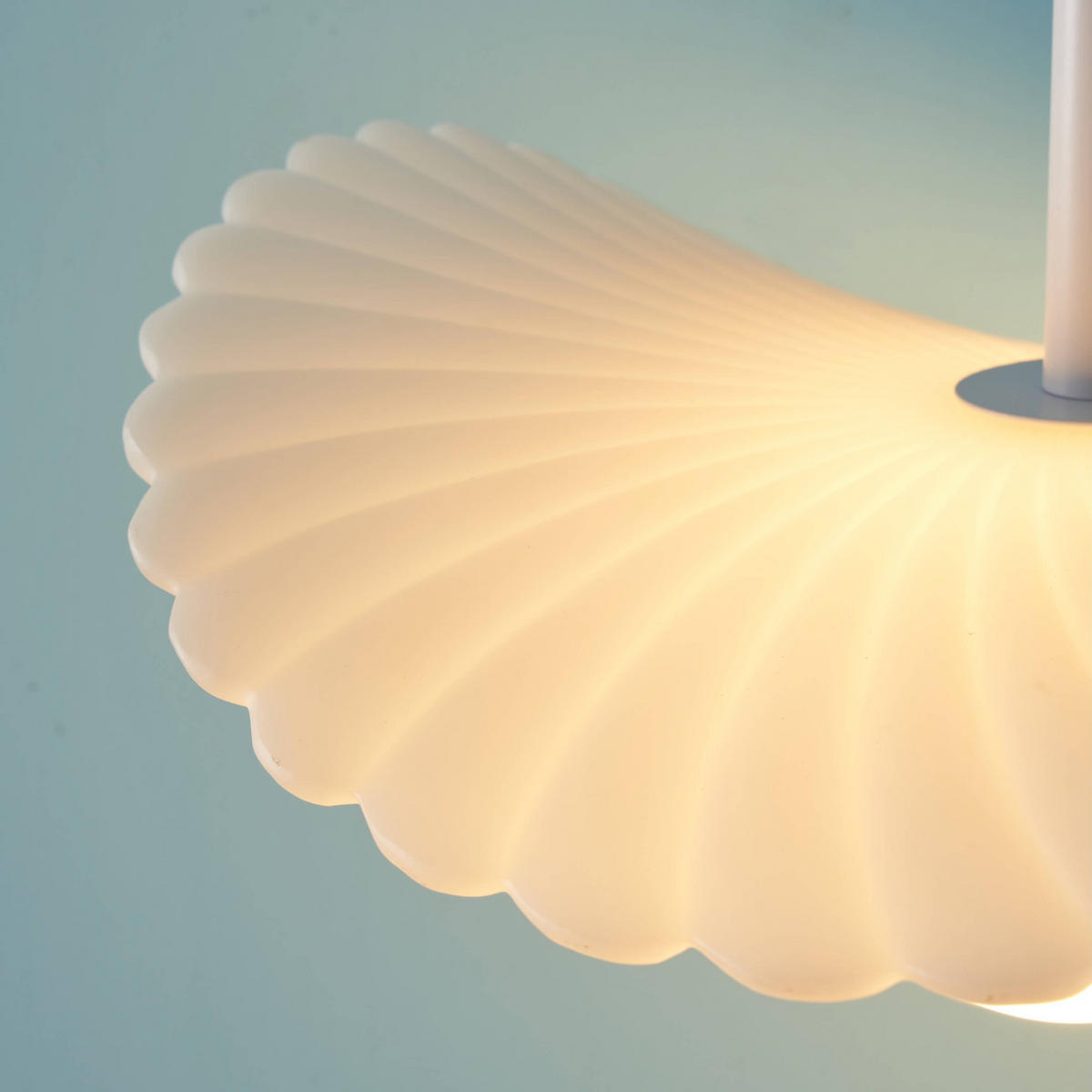 HÄNGELEUCHTE Melissa, Weiß, 20cm - Weiß, Glas (20/25/20cm) - KOSILUM