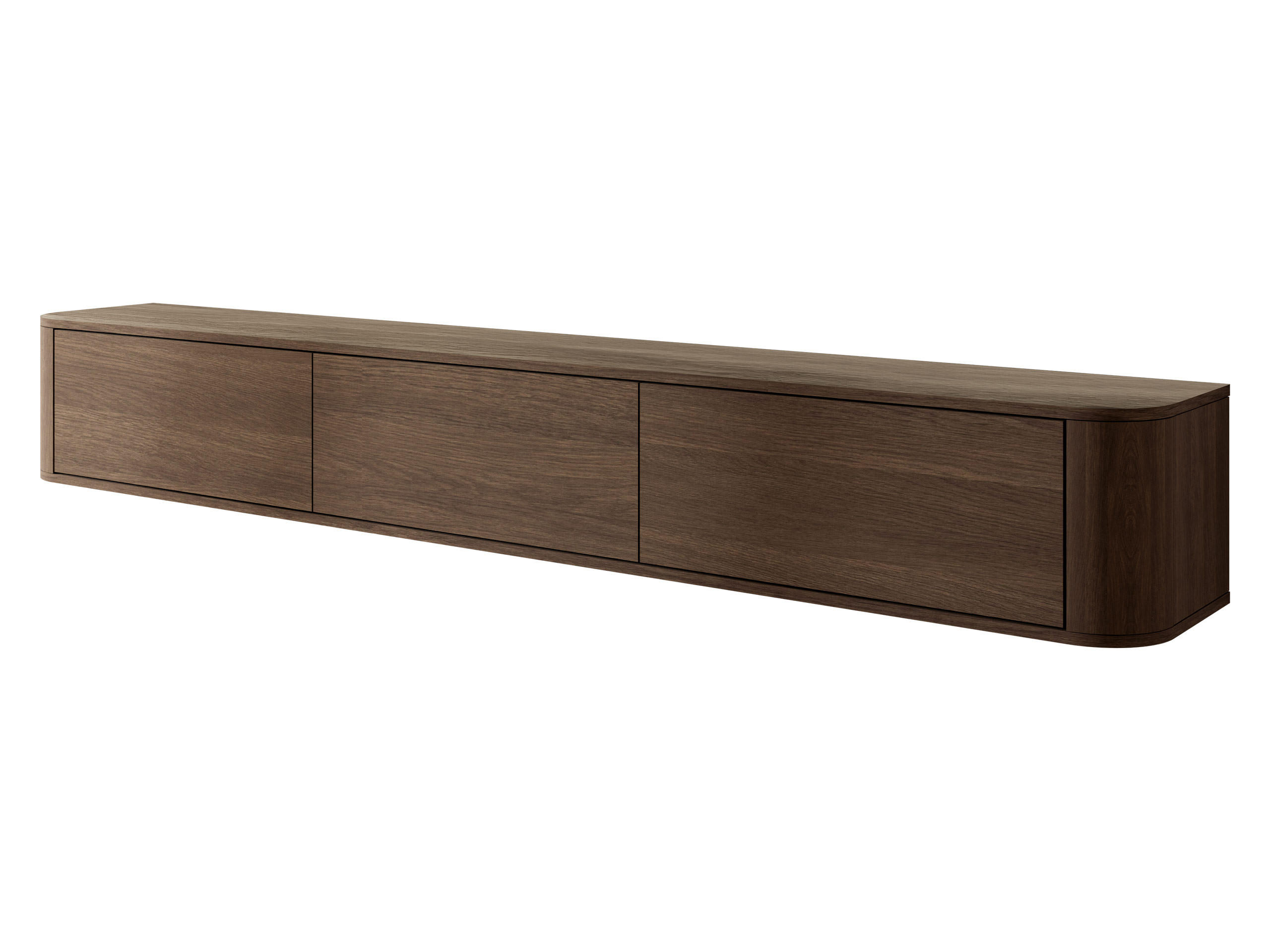 TV-LOWBOARD Hange - Nussbaumfarben, Holzwerkstoff (200/29/34cm) - MIRJAN24