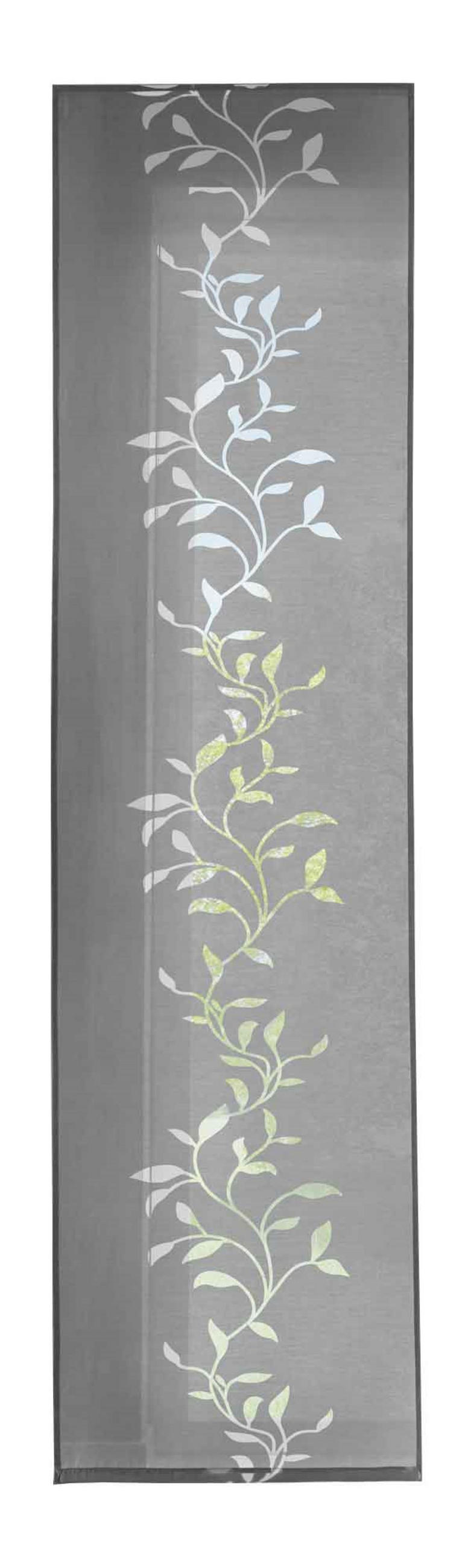 Gardinenbox Flächenvorhang Grau 60x245 cm