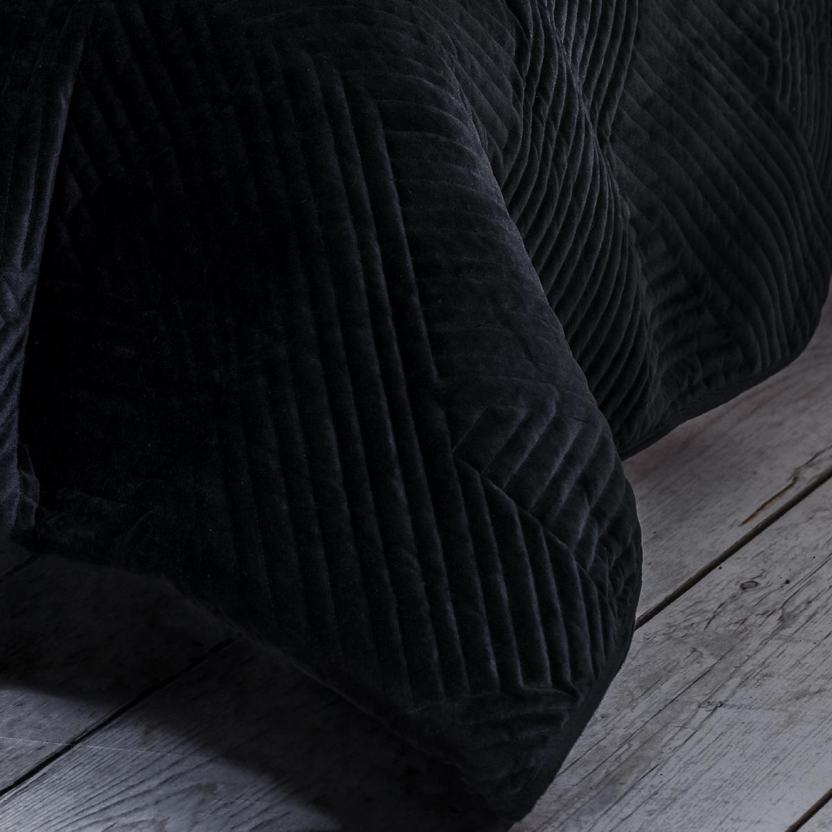 TAGESDECKE Minister - Schwarz, Textil (200/220cm) - home&you