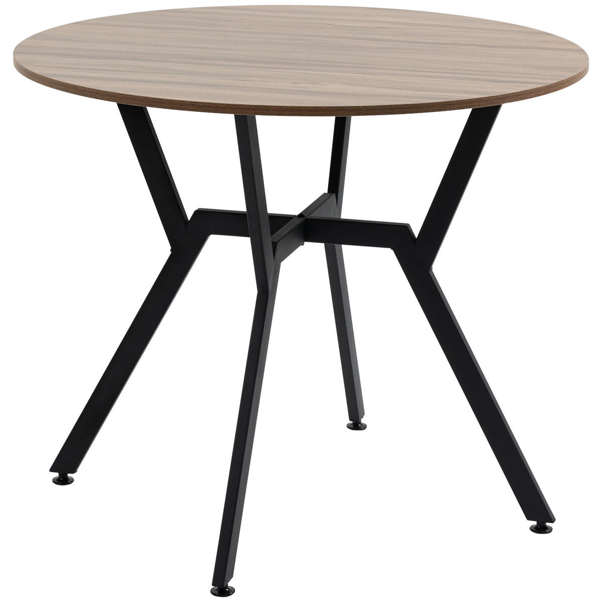 ESSTISCH Braun 1 Stück - Braun, Naturmaterialien (90/90/76cm) - GiPP