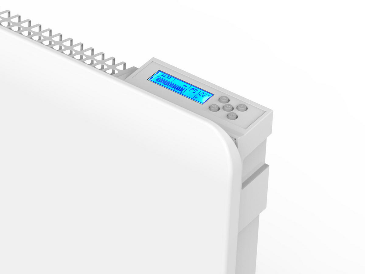 KERAMIK-HEIZUNG Weiß mit WiFi-Kontrolle 1500 W - Weiß, Keramik (82/50/9cm) - Purline