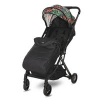 KINDERWAGEN Myla bunt Aluminiumrahmen Korb Fußsack klappbar mit Zusatzgriff - Schwarz, Metall (89/49/102cm) - Lorelli