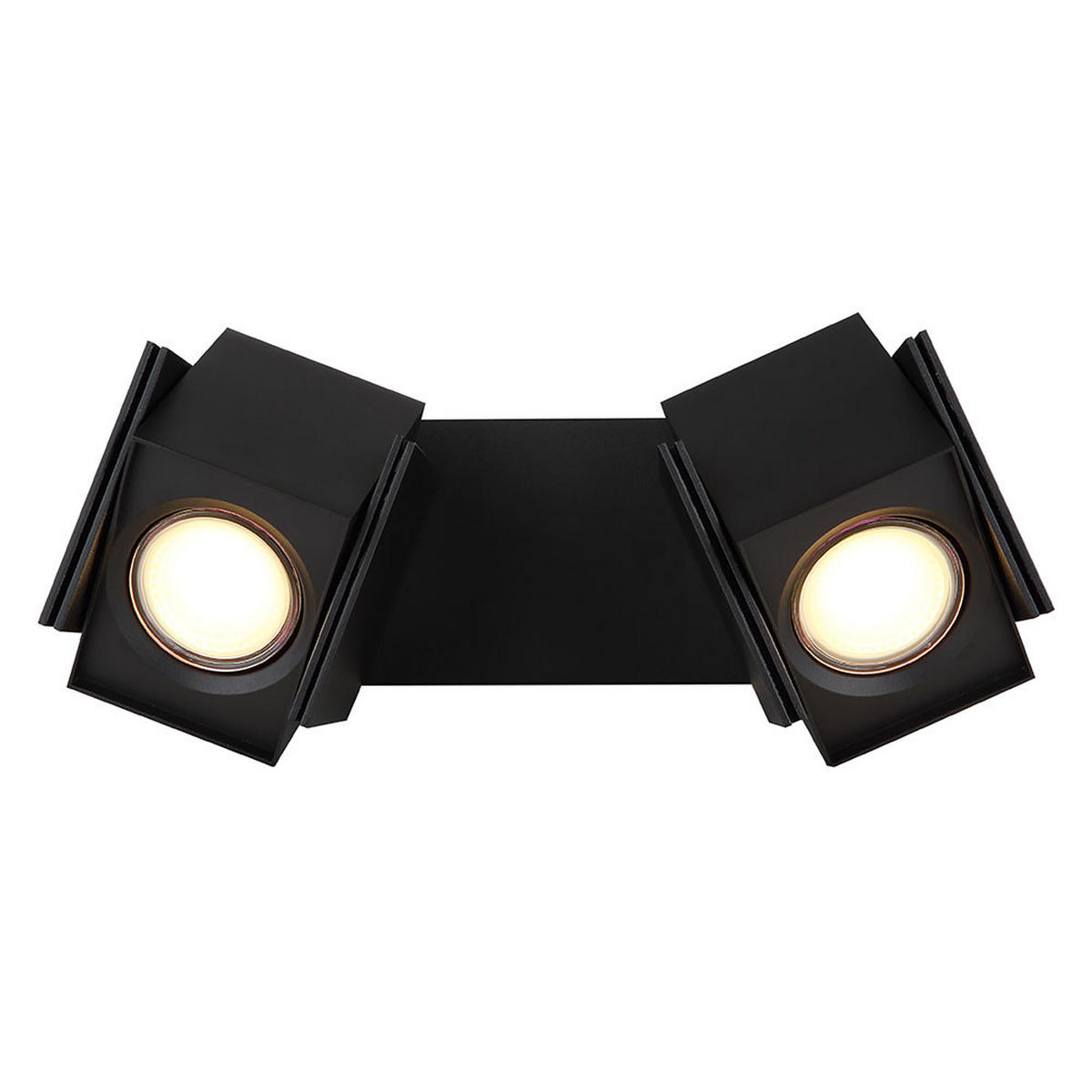 LED DECKENLEUCHTE RORY Schwarz Metall - Schwarz, Metall (25.6/8.4/15.7cm) - Globo Lighting