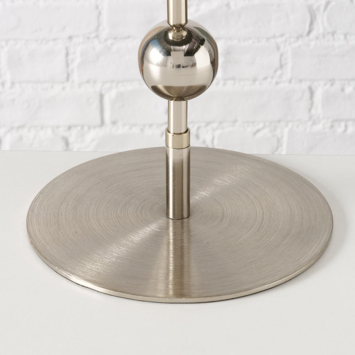 LAMPE Metall Piltzform Luise 43,5 cm - Goldfarben, Metall (26.5/26.5/43.5cm) - Boltze Home