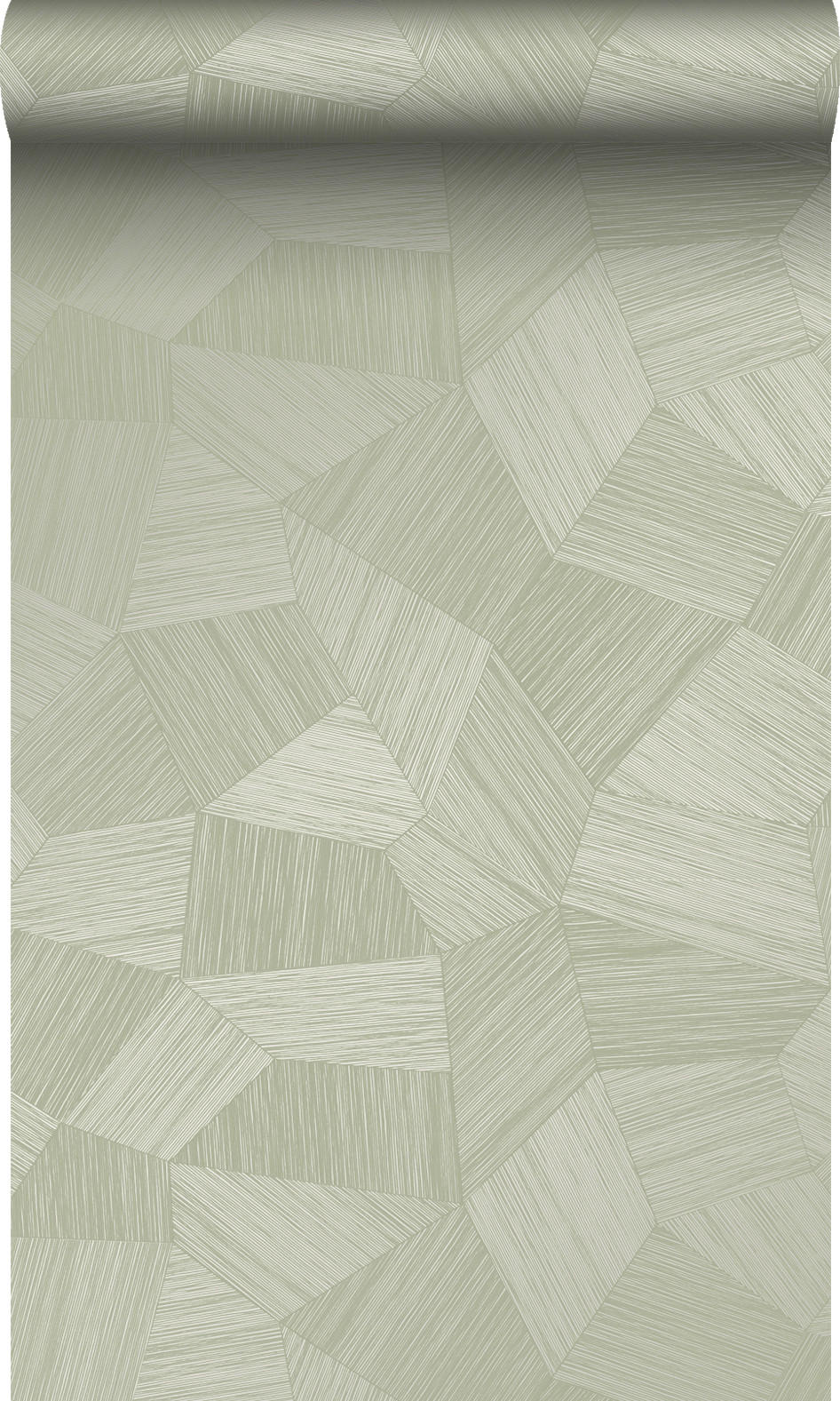 TAPETE 3D-Muster 53 cm x 10.05 m - Grün, Papier (53/1000cm) - Origin Wallcoverings