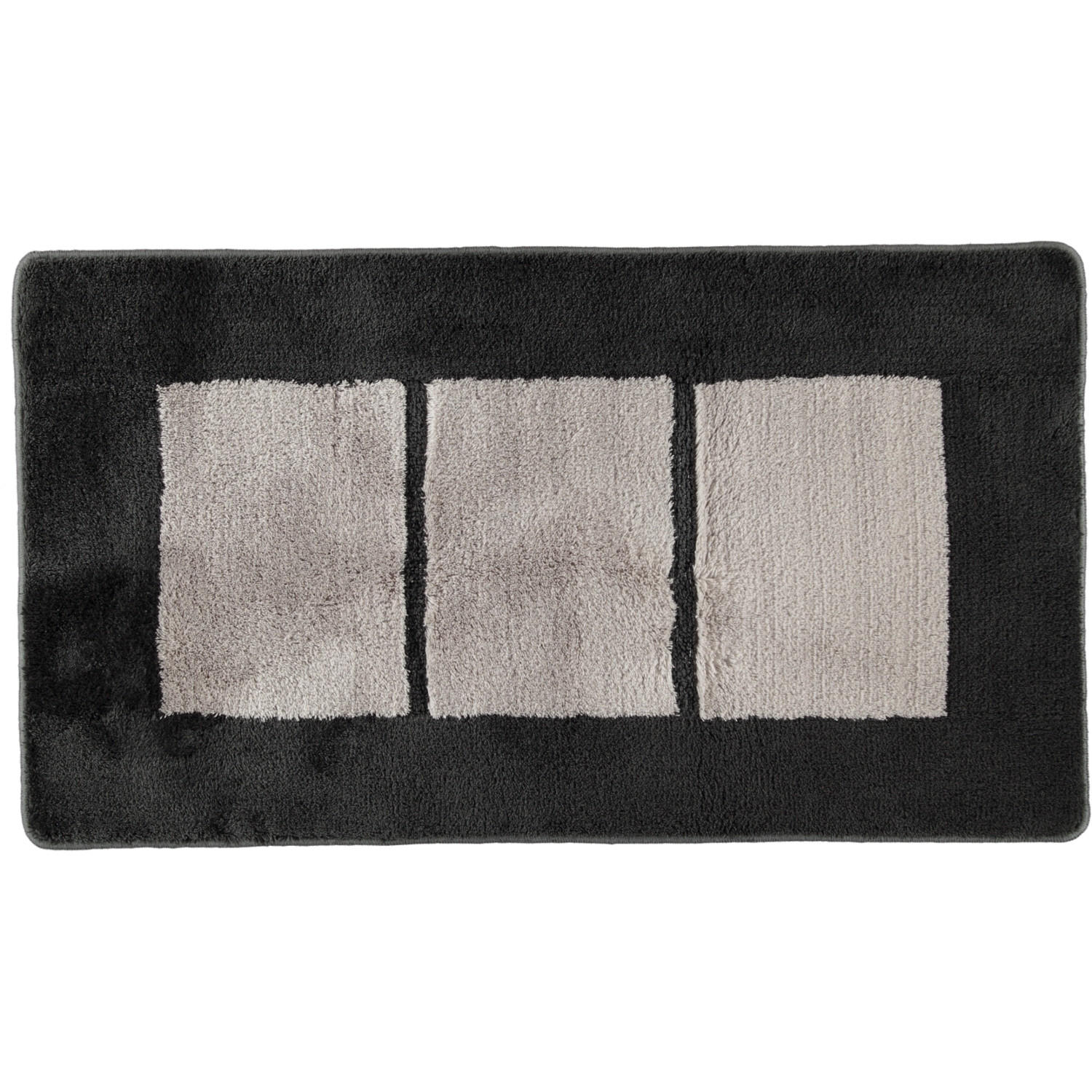 BADTEPPICH LIBERTY ANTHRAZIT-PERLGRAU - 409 - Grau, Textil (65/115cm) - Rhomtuft