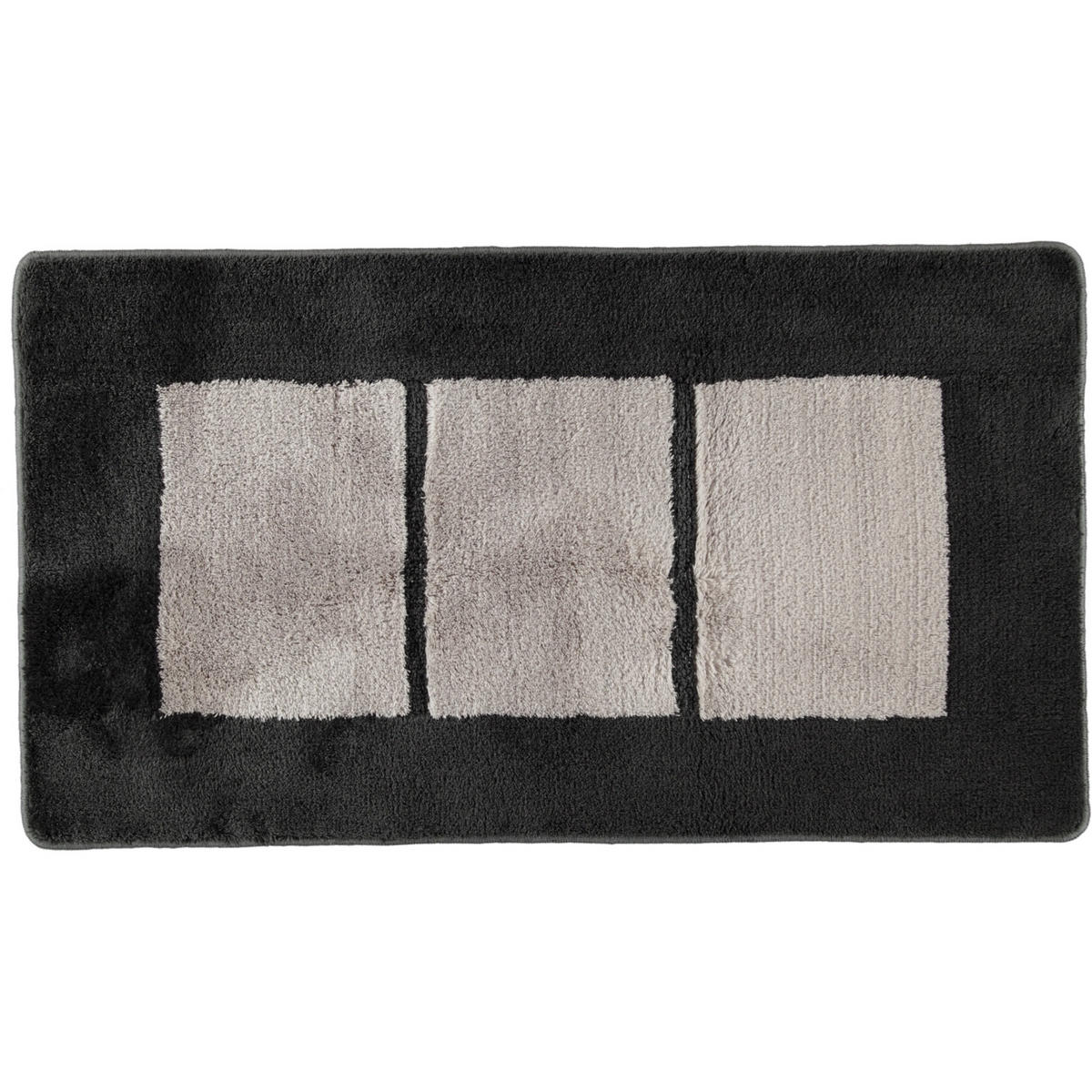 BADTEPPICH LIBERTY ANTHRAZIT-PERLGRAU - 409 - Grau, Textil (65/115cm) - Rhomtuft