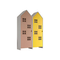 REGALSCHRANK Set Kania 115x37x171 MDF Weiß /Bunt - Pink/Gelb, Holzwerkstoff (115/171/37cm) - 58aufmkessel
