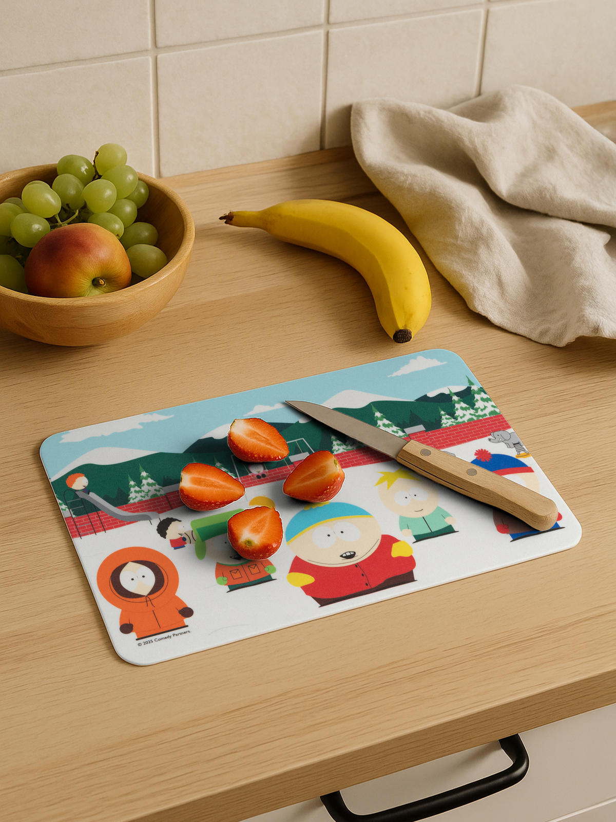 BRETTCHEN South Park Winter Mehrfarbig 14,5 x 23,5 cm - Multicolor, Kunststoff (14.5/23.5cm) - United Labels