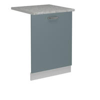 KRYT MYČKY NÁDOBÍ R-Line Modrošedá - bílá/šedohnědá, kompozitní dřevo (60/81.8/1.6cm) - Vicco