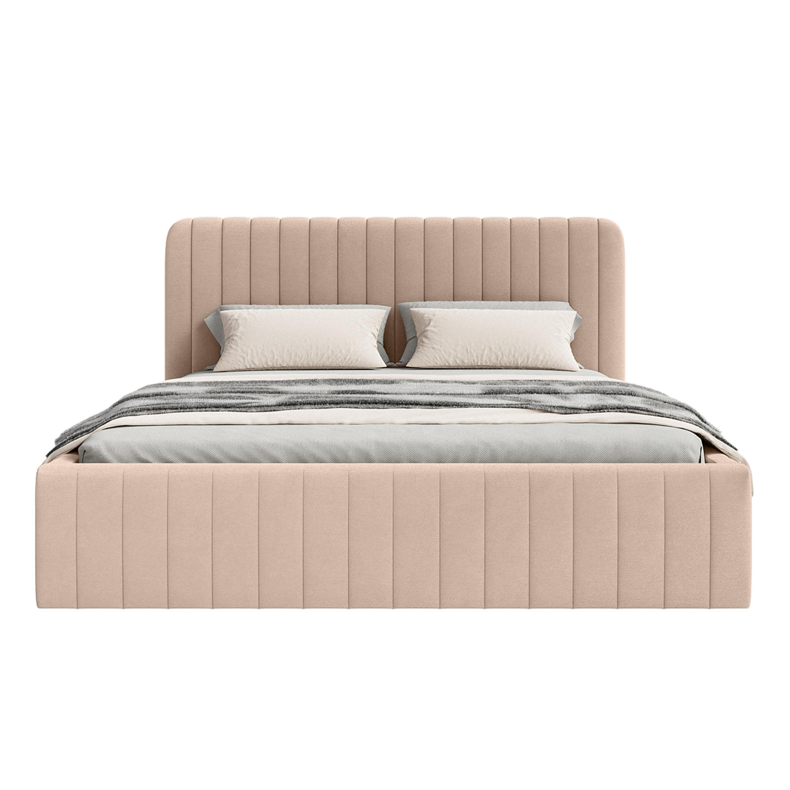 POLSTERBETT Orasi 160x200 cm, Altrosa - Rosa, Textil (200/160cm) - Fedve