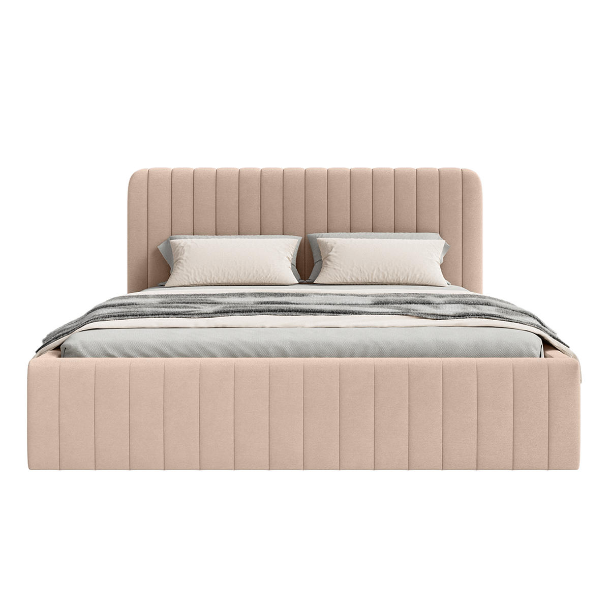 POLSTERBETT Orasi 160x200 cm, Altrosa - Rosa, Textil (200/160cm) - Fedve