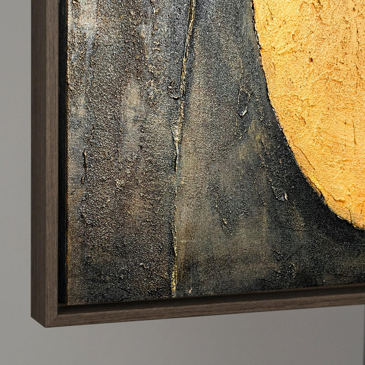 GEMÄLDE Harmonie der Kurven Schattenfugenrahmen Grau 120x80 cm - Grau, Holz (120/80cm) - YS-art gallery