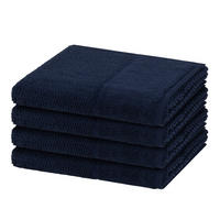 HANDTUCH Pearl 4er-Set - Dunkelblau, Textil (50/100cm) - MÖVE