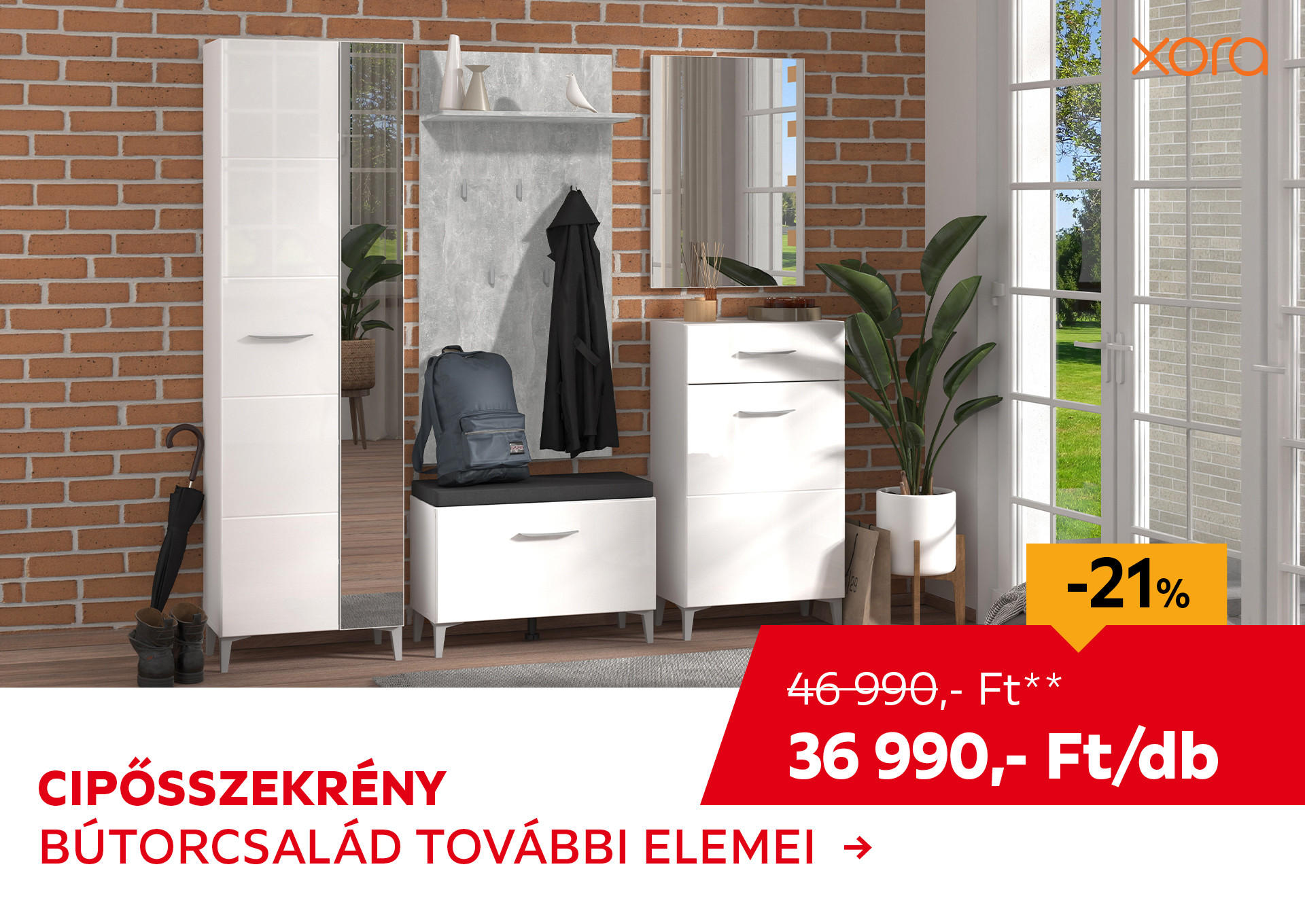 CIPŐSSZEKRÉNY Kiemelt termék 46990 Ft.- helyett 36990 Ft.-