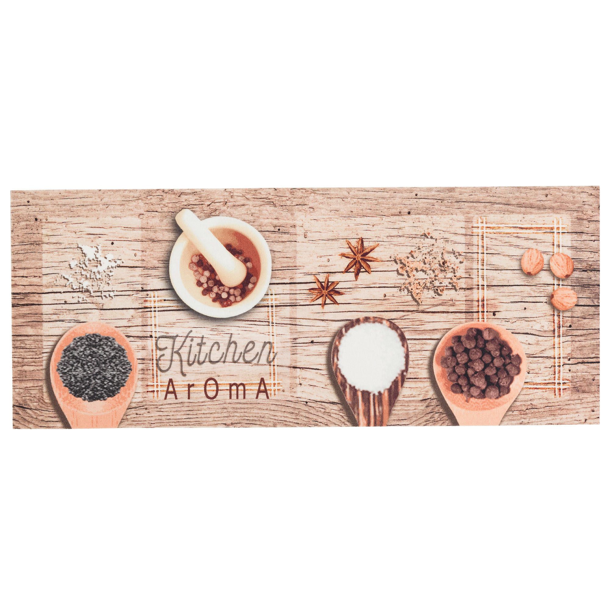 KÜCHENLÄUFER TEPPICH TRENDY KITCHEN AROMA - Beige, Textil (60/150cm) - Pergamon