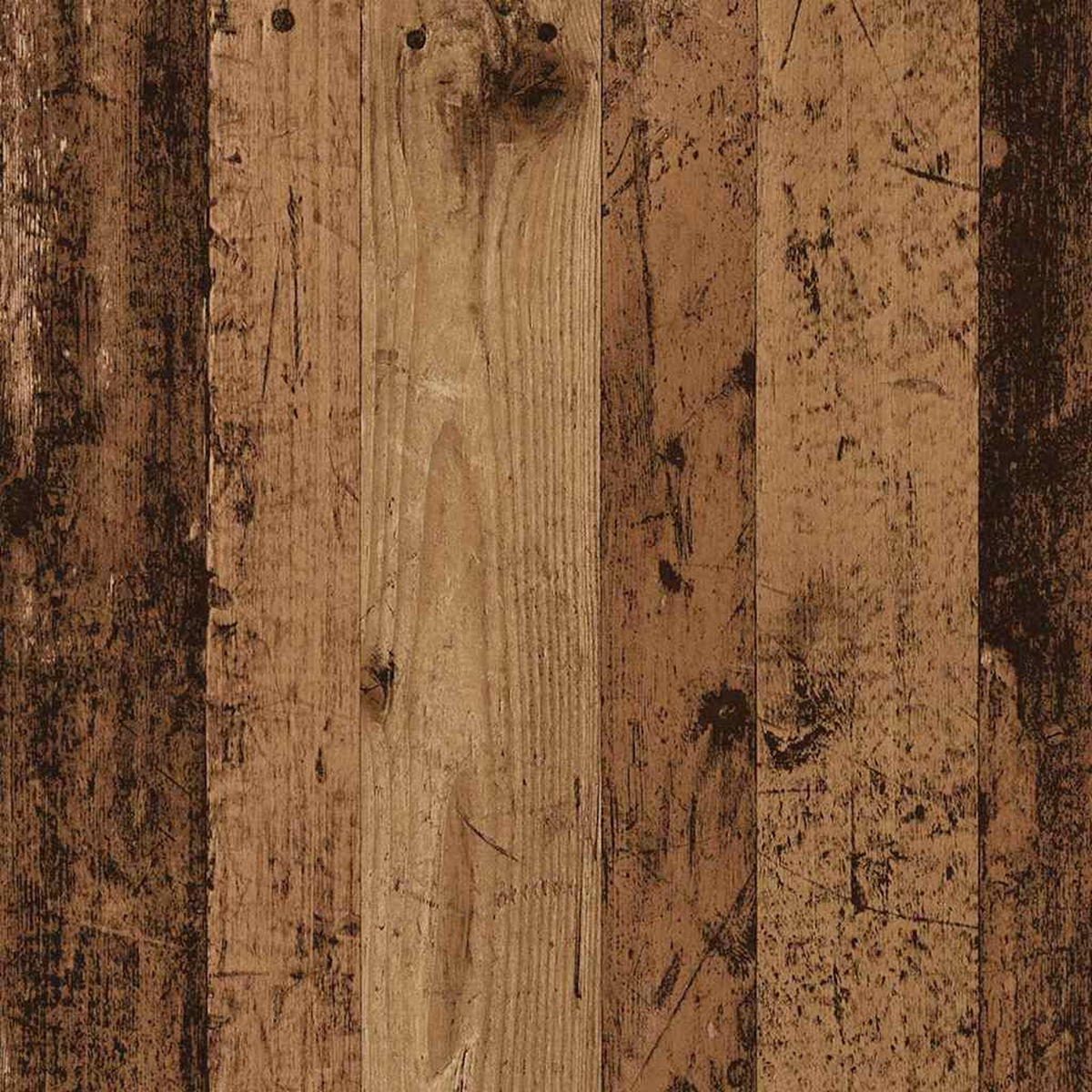 BADEZIMMERMÖBEL-SET Mit Regal 3 Pcs Altholz Holzwerkstoff - Braun, Holzwerkstoff (33/180/140cm) - vidaXL