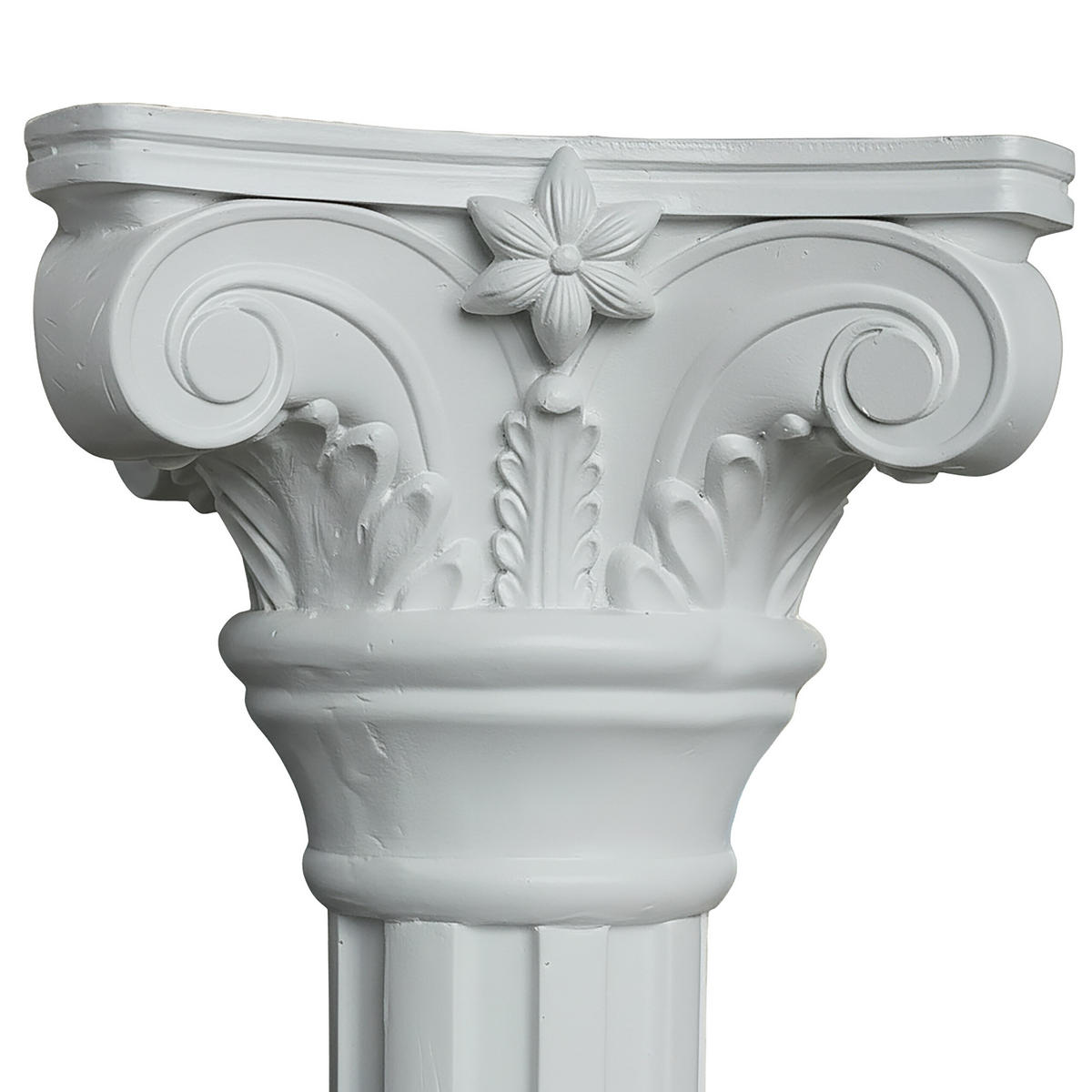 STĹP. - biela, plast (32/32/85cm) - Relaxdays