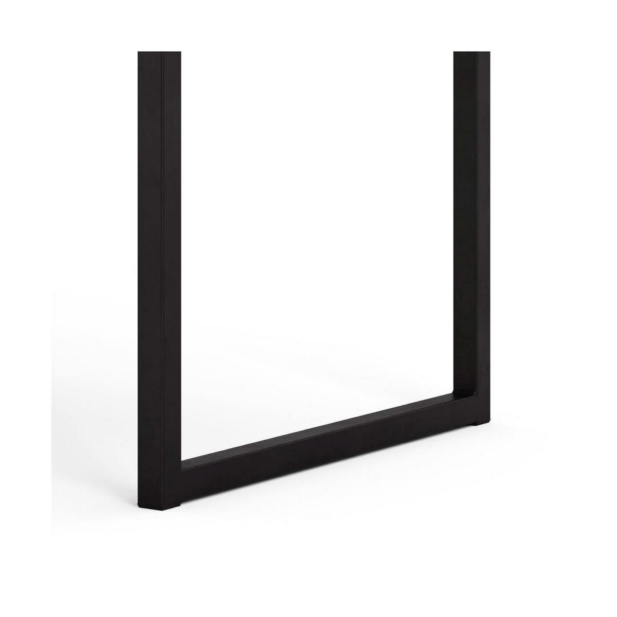SCHREIBTISCH Schwarz - Schwarz, Holzwerkstoff (81/145/77cm) - ebuy24