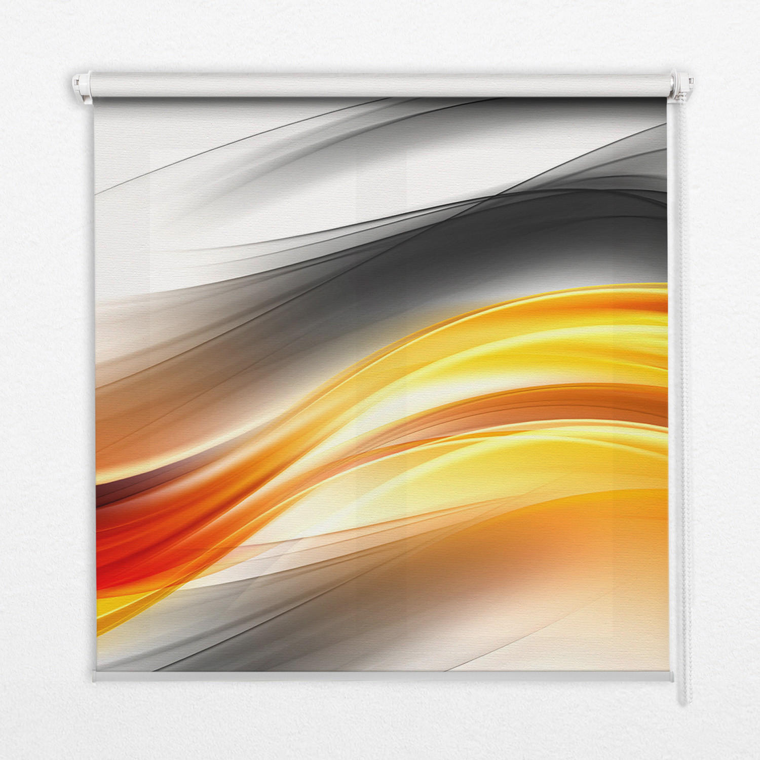 TULUP VNITŘNÍ roleta - okenní roleta - roleta - 70x140 cm - Oranžové vlny