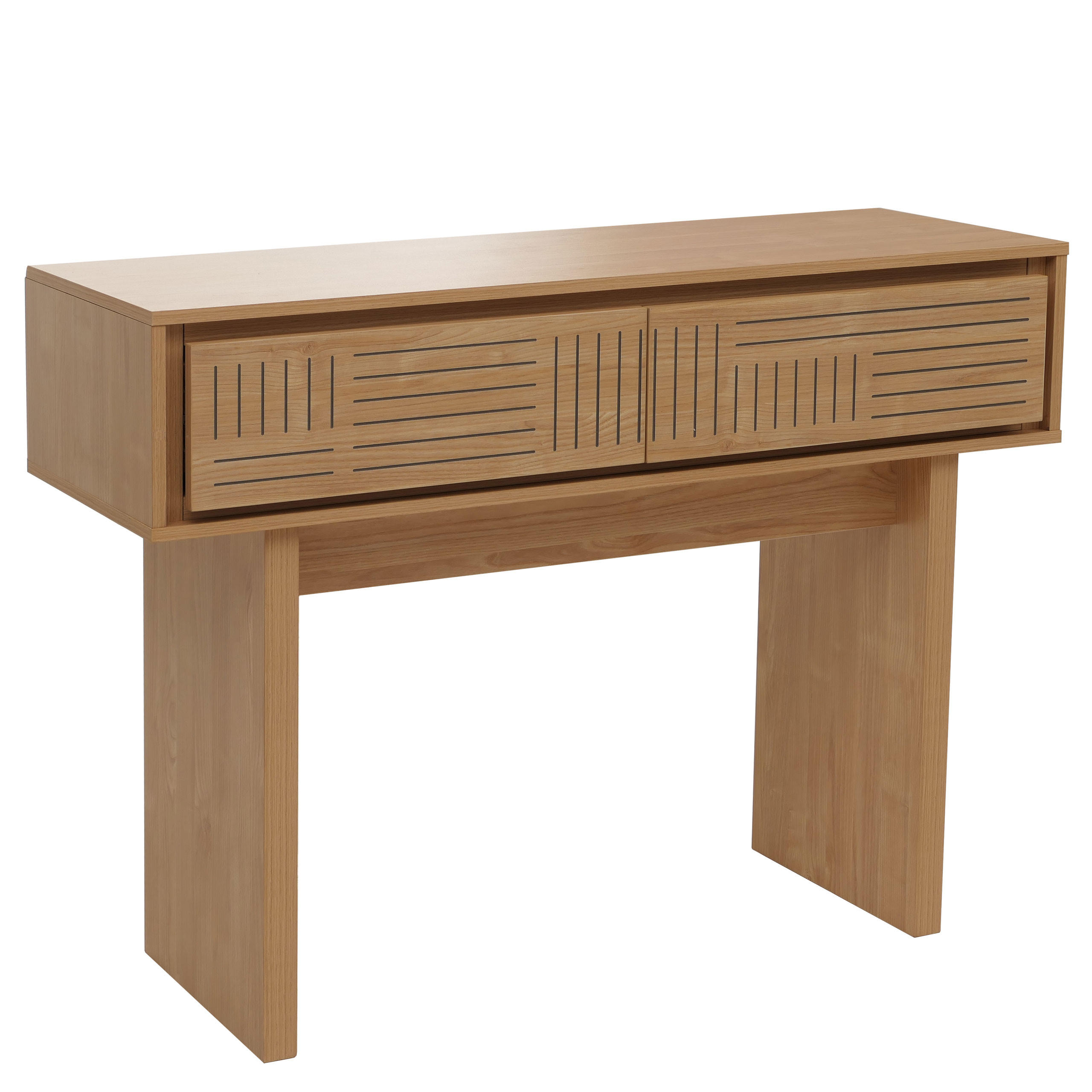 KONSOLENTISCH eckig Beige - Beige, Holz (41/110/86cm) - MCW