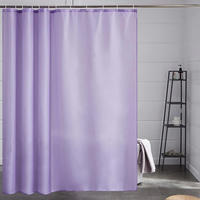 DUSCHVORHANG Lila 200 x 200 cm - Flieder, Textil (200/200cm)