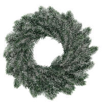 WEIHNACHTSKRANZ Ø 35 cm - Grün, Textil (35/8/35cm) - Home Styling Collection