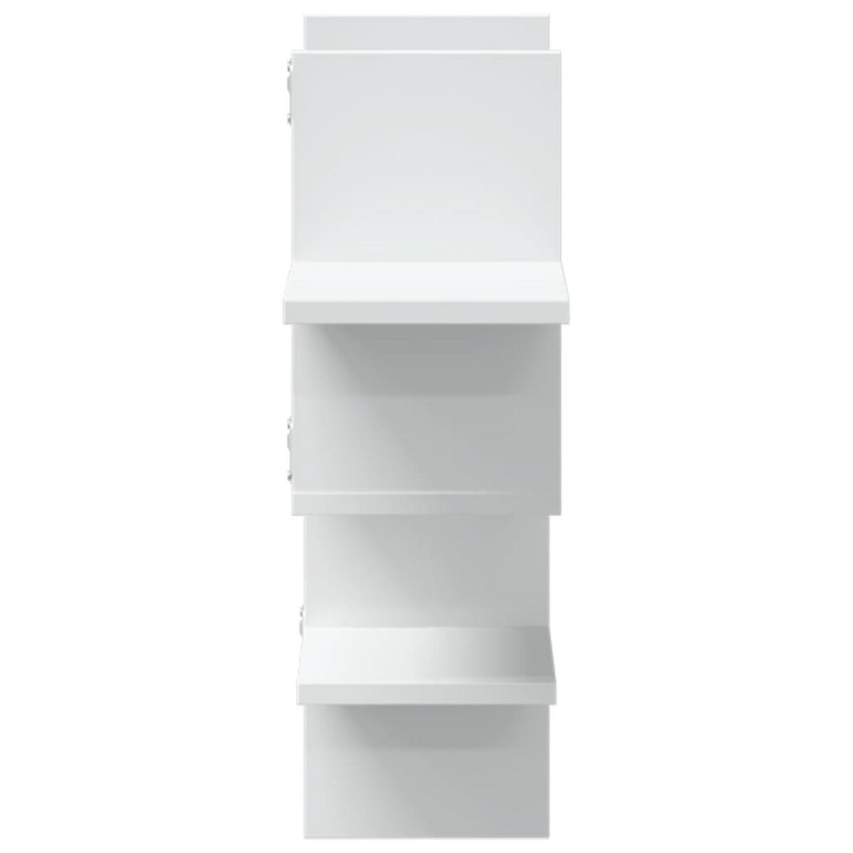 WANDREGAL Weiss 124.5/18/60.5 Cm Holzwerkstoff - Weiß, Holzwerkstoff (18/60.5/124.5cm) - vidaXL