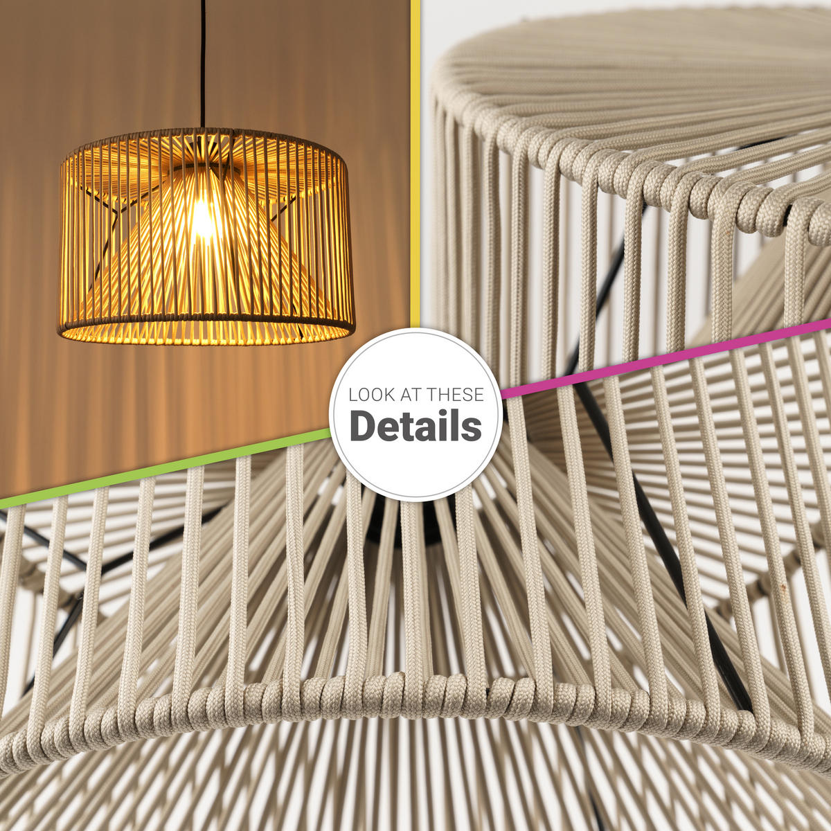 PENDELLEUCHTE Hugo Pd1 Mirijana - Schwarz, Metall (38/38/28cm) - Paco Home