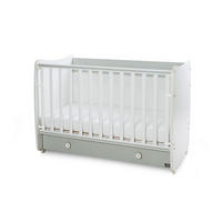 BABYBETT Dream NEW 120 grün 120 x 60 cm, Schaukelbett, Schreibtisch, Hubgitter, 2 Höhenpositionen - Grün, Holzwerkstoff (60/120cm) - Lorelli
