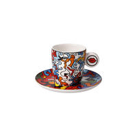 ESPRESSOTASSE Billy the Artist Evolution of Love I, Fine Bone China, Bunt, 100 ml - Multicolor, Keramik (0.1L) - Goebel
