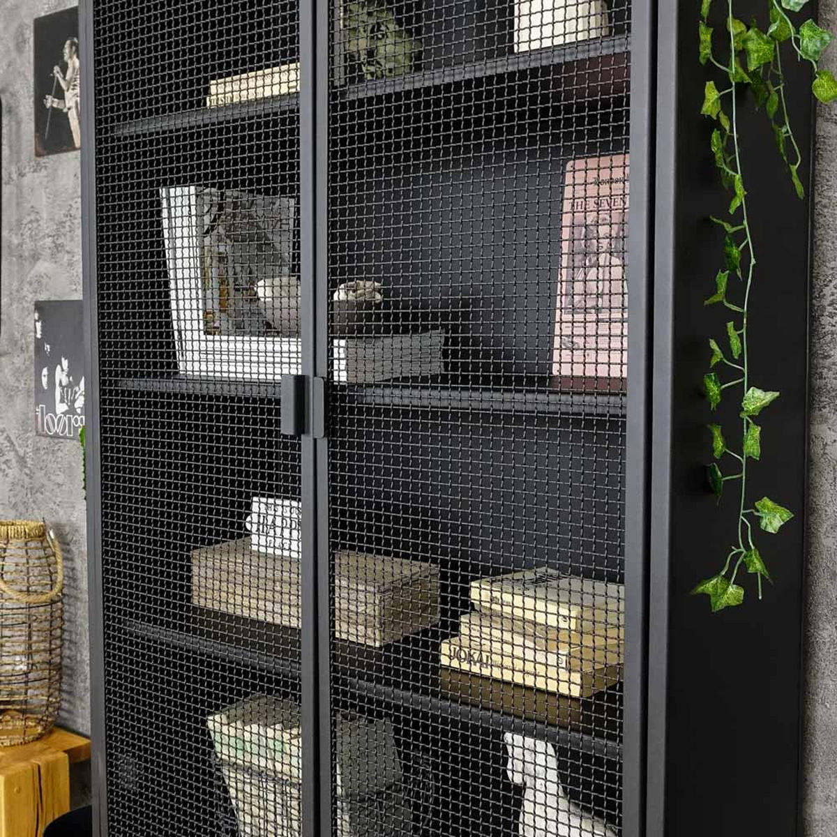 BÜCHERREGAL aus Massivholz STRONG - Honigeiche/Schwarz, Holz (90/195/40cm) - Seart