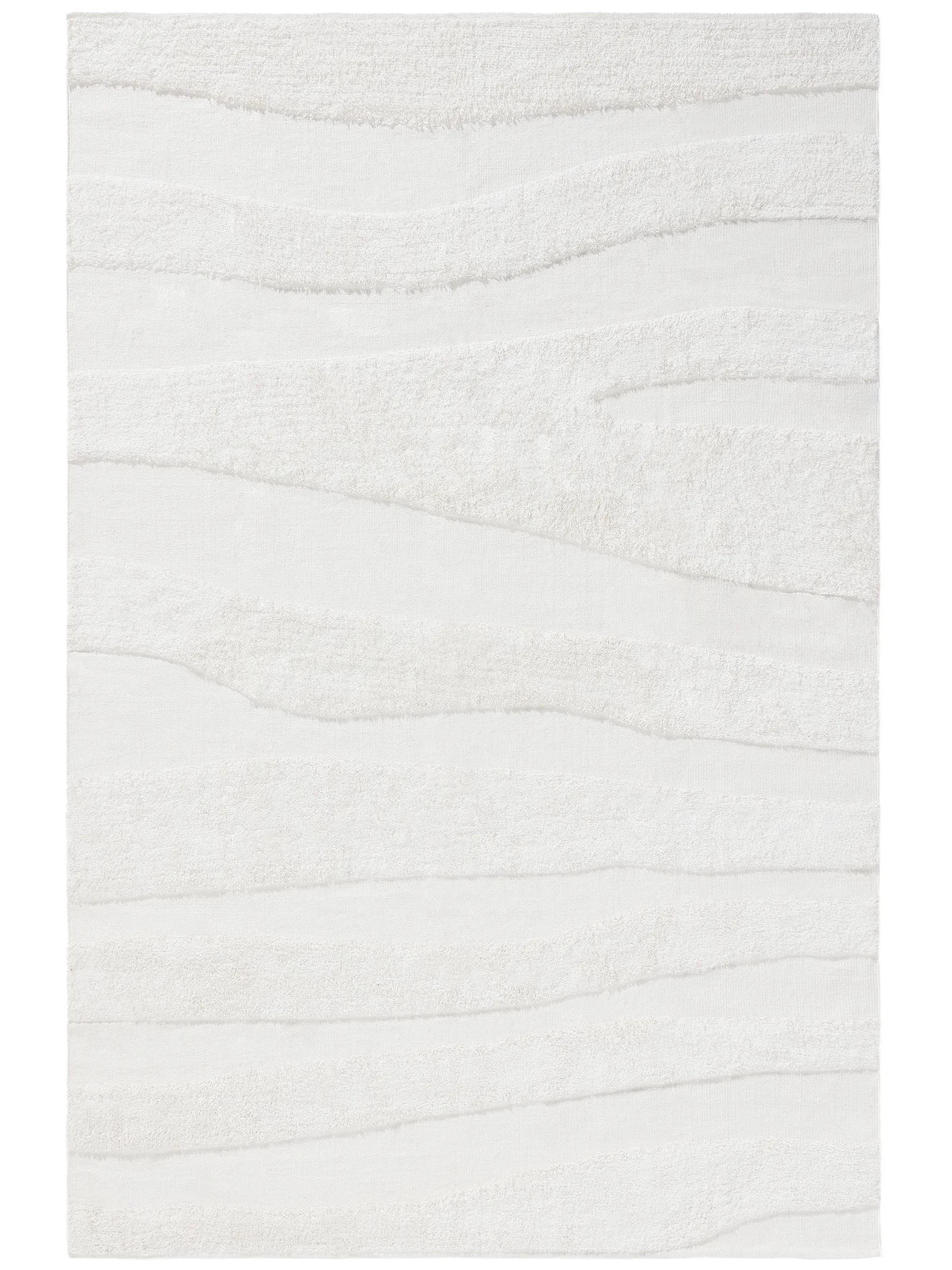 BAUMWOLLTEPPICH Isla Cream 160x230 cm - Creme, Textil (160/230cm) - benuta Pop