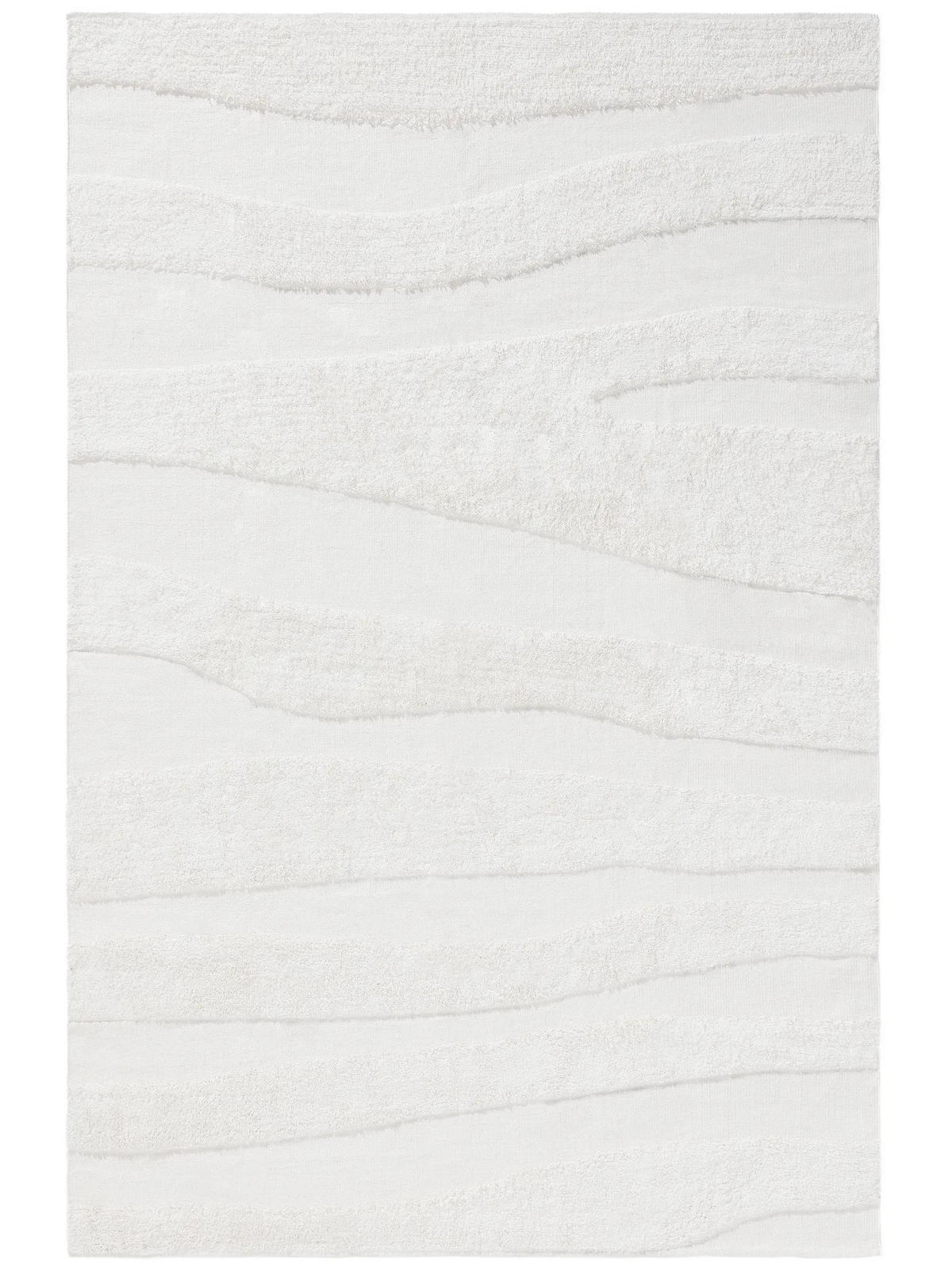 BAUMWOLLTEPPICH Isla Cream 160x230 cm - Creme, Textil (160/230cm) - benuta Pop