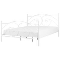 METALLBETT 180/200cm Weiß Dinard - Weiß, Metall (180/200cm) - Beliani