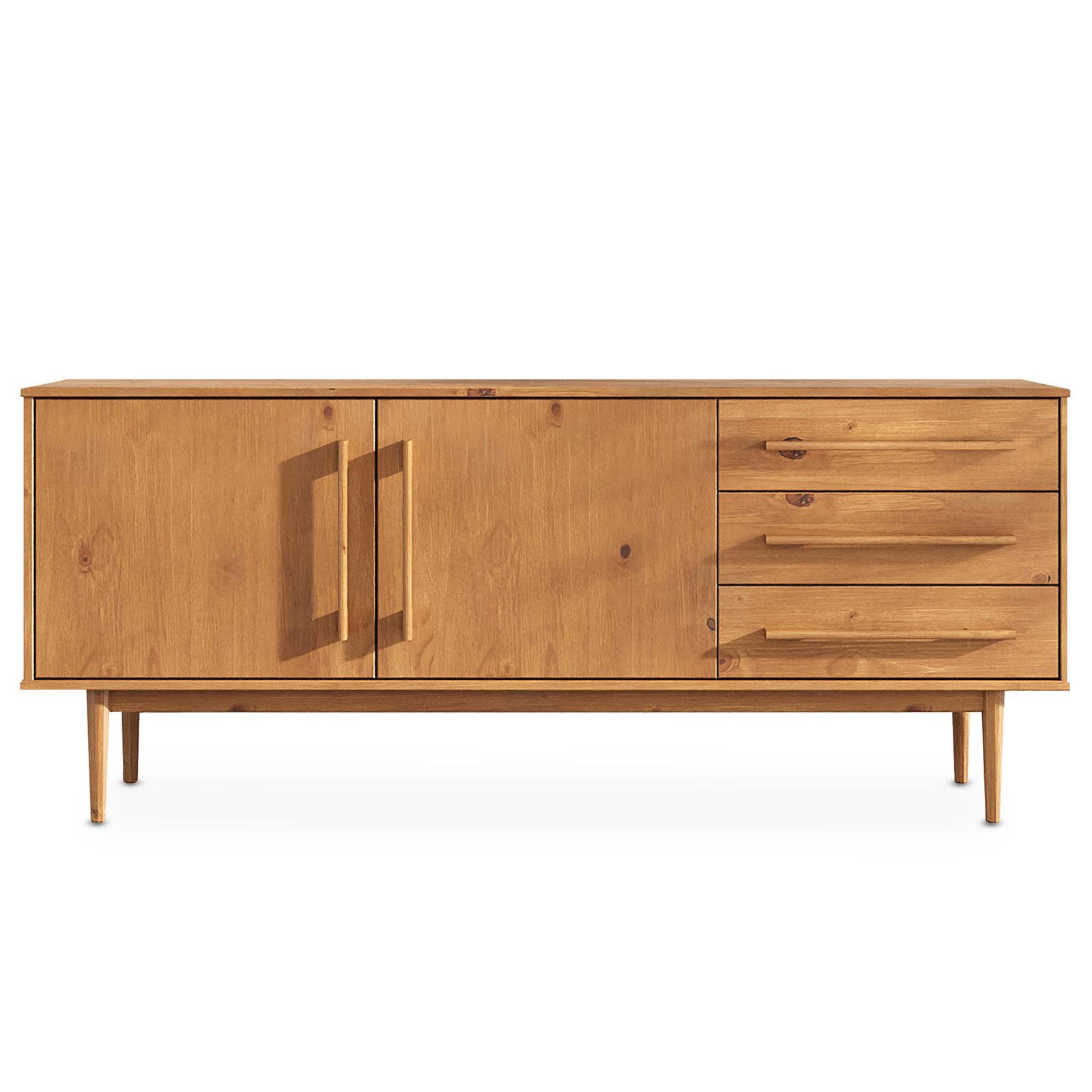 SIDEBOARD TECCA - Eichefarben, Holz (170/71/41cm) - IDIMEX