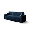 SOFA AMBRO Poso 05 mit Schlaffunktion, Dunkelblau, Sofa mit Stauraum - Dunkelblau, Textil (90/85/230cm) - Bedante