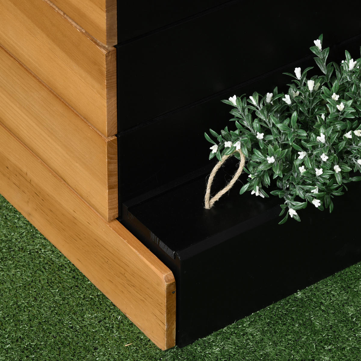 PFLANZENKASTEN, Braun - Braun, Holz (49.5/80/79.5cm) - Outsunny