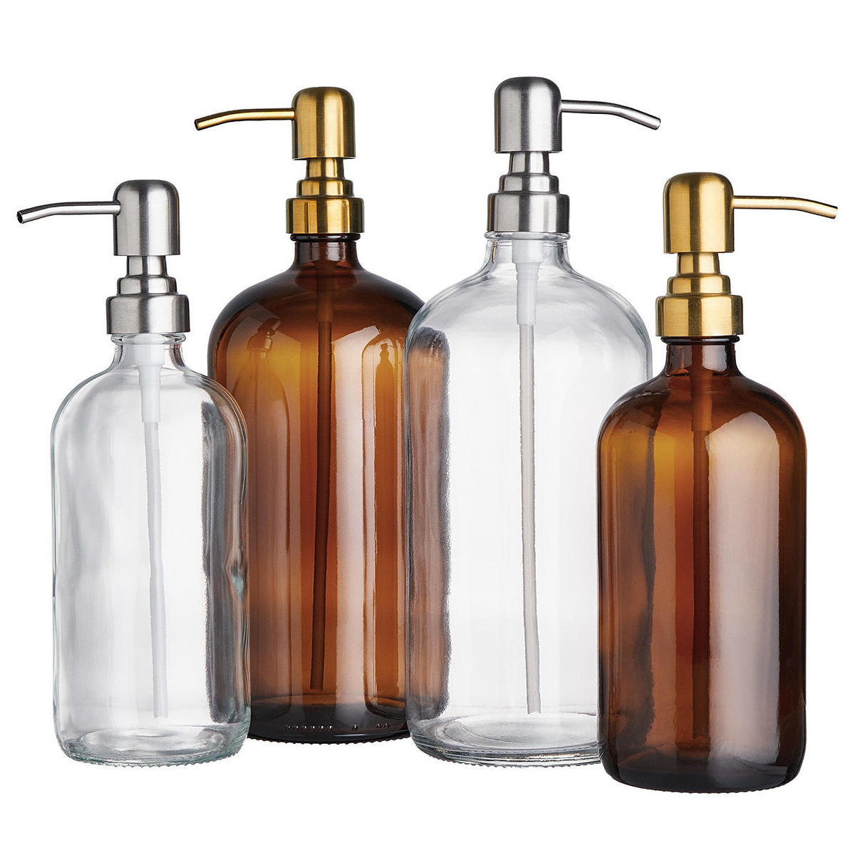 SEIFENSPENDER Soap Opera - Braun, Glas/Metall (7/22/7cm) - Butlers