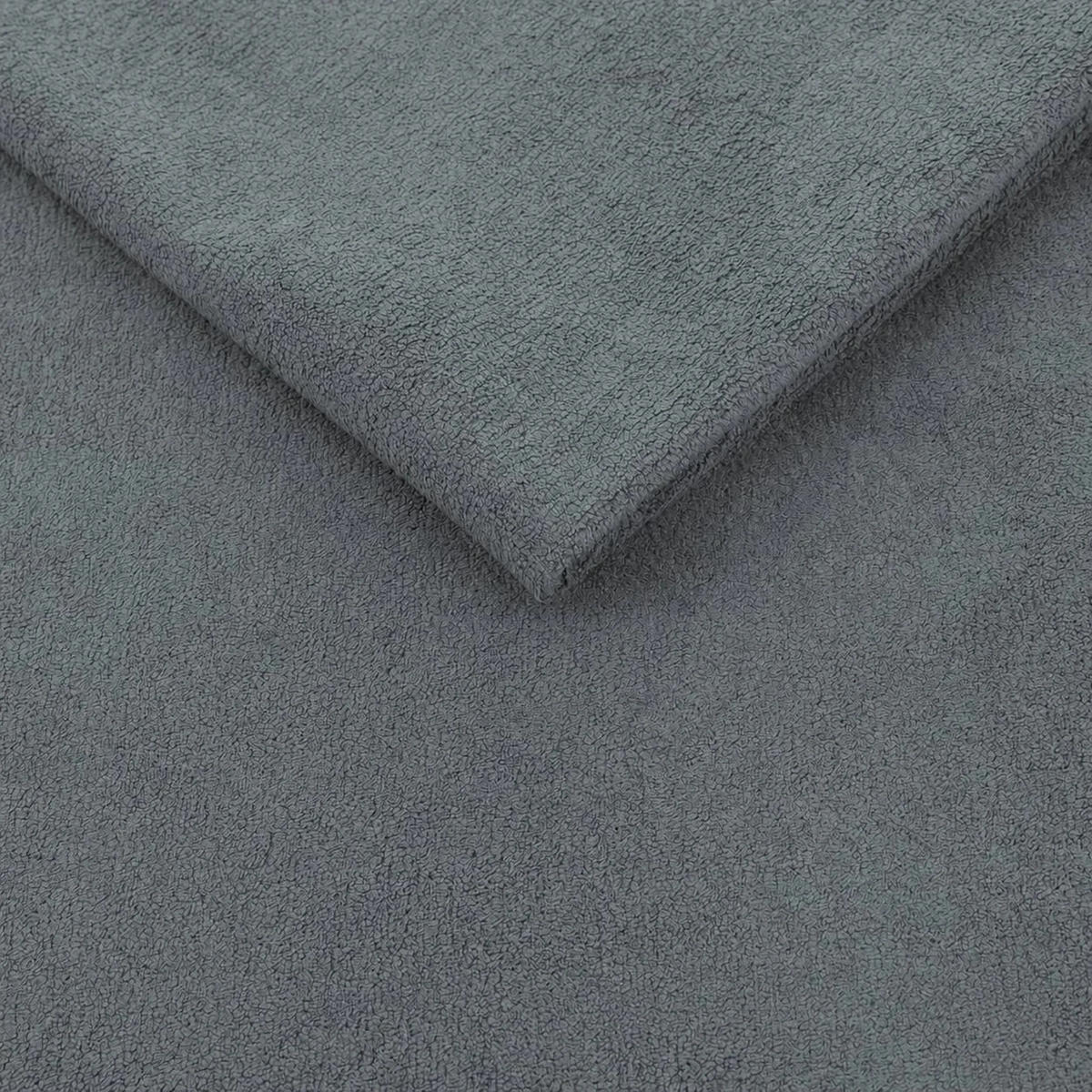 POLSTERBETT Palermo 160x200 cm mit Stauraum und elegantem Kopfteil - Holzrahmen, Velo Dunkelgrau - Dunkelgrau, Holz/Textil (160/200cm) - Chilly