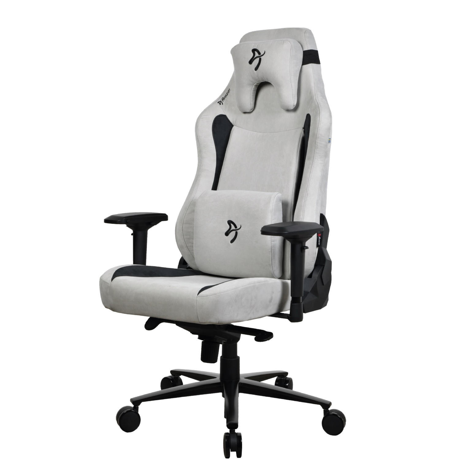 Arozzi Gamingstuhl Hellgrau 76x138x53 cm