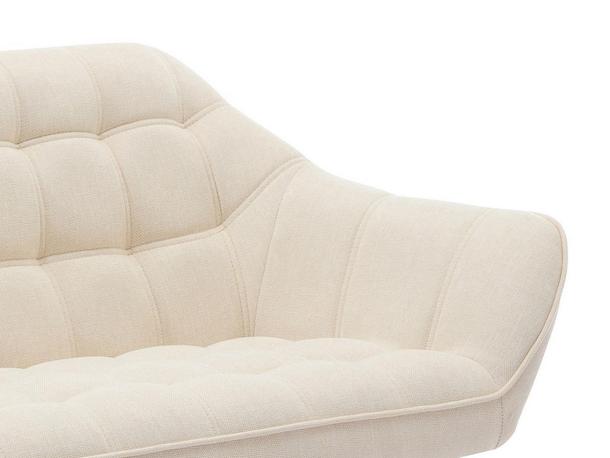 SOFA 2-Sitzer - Stoff - Beige - CASERTA - Beige, Textil (127/77/73cm) - Vente-Unique