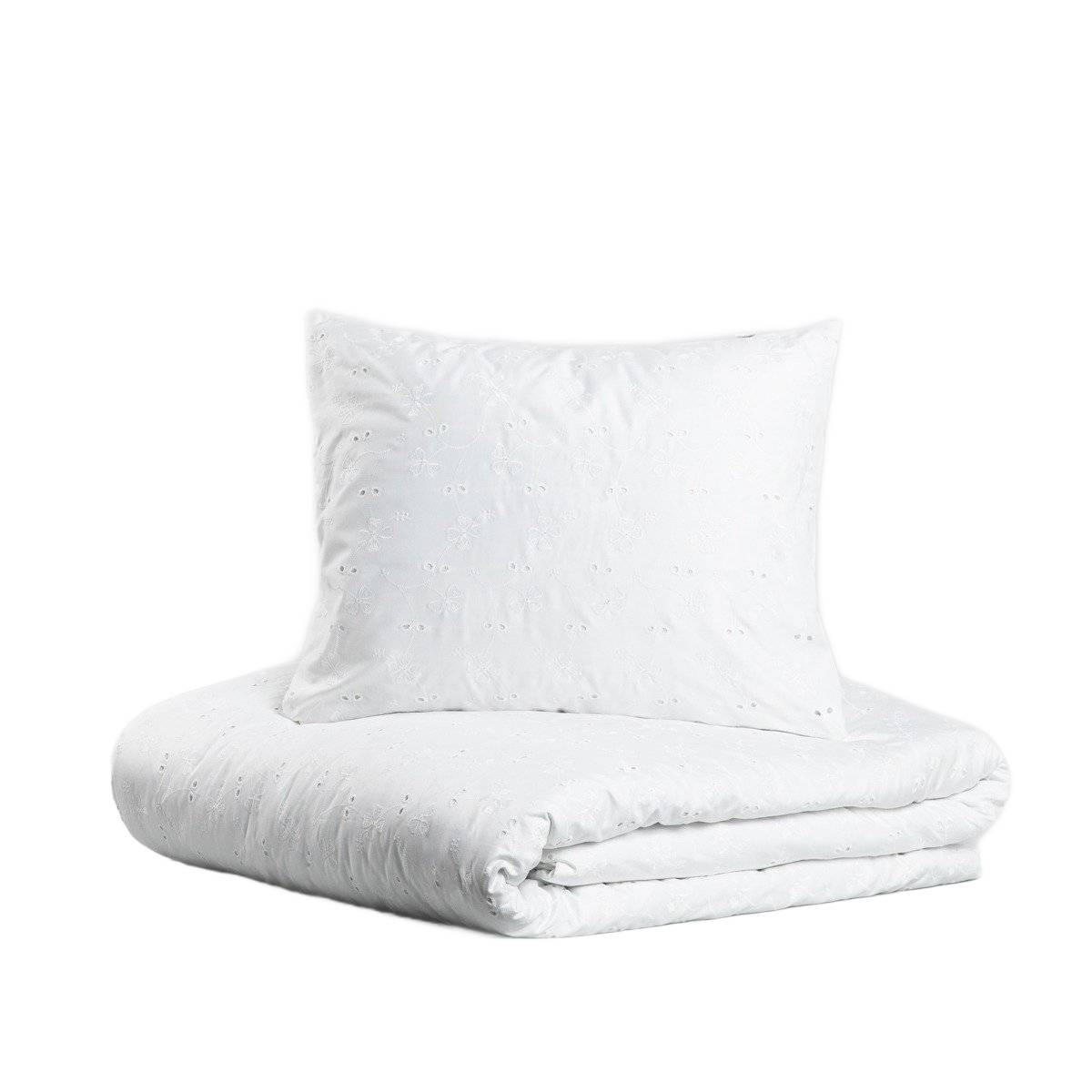 BETTWÄSCHE Karumi 160/200 cm - Weiß, Textil (160/200cm) - Homla