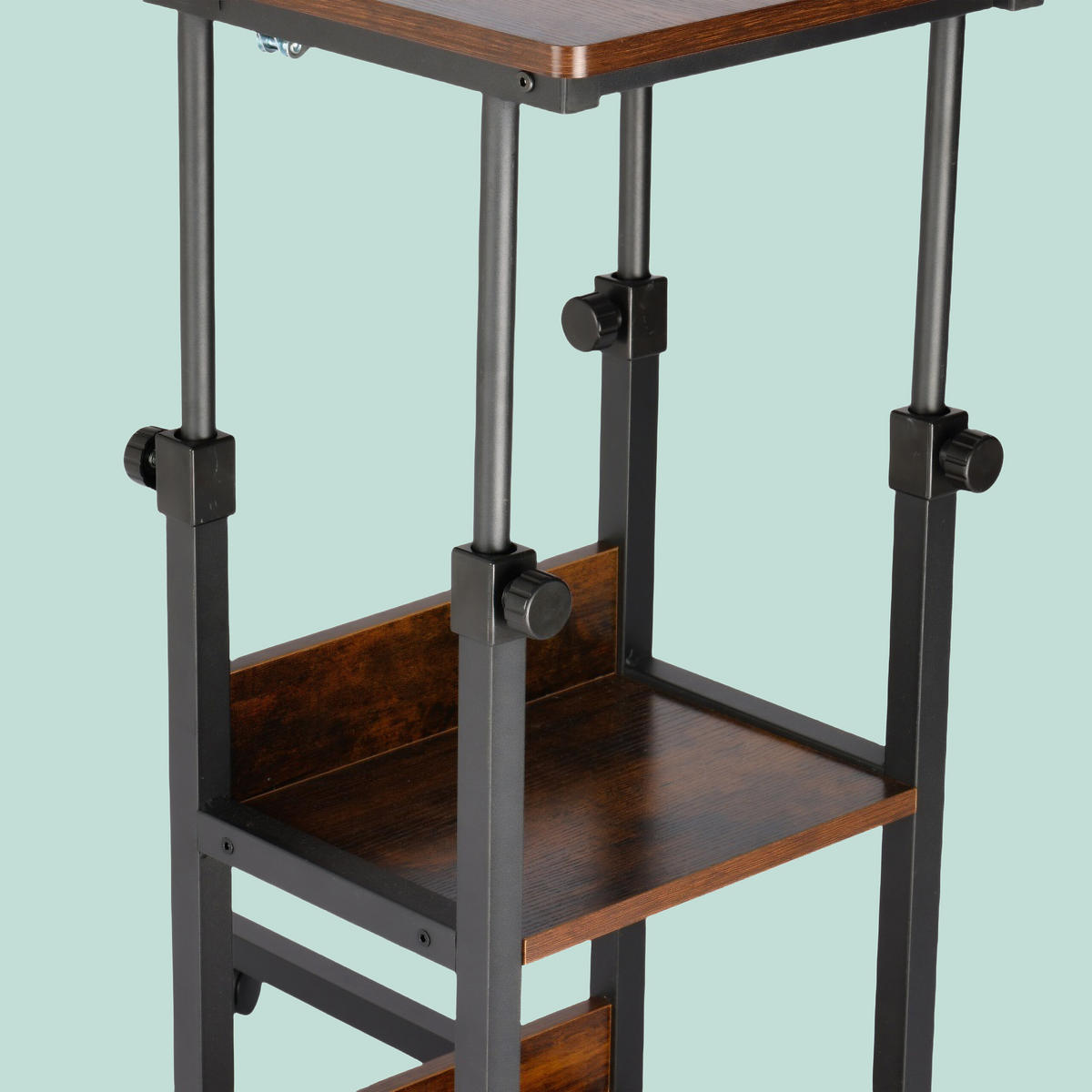 LAPTOPTISCH - Multicolor, Holzwerkstoff/Metall (40/80/90cm) - Relaxdays