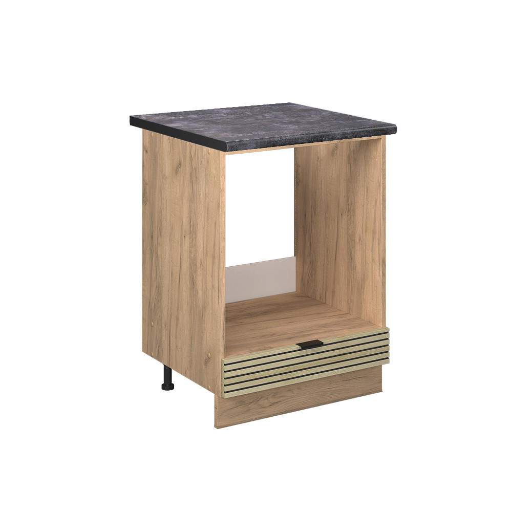 SPISKONVERTERINGSSK&Aring;P Fame-Line Ekpanel 60 cm , AP Antracit Ekf&auml;rgad, Honungsek 82/60/60 cm