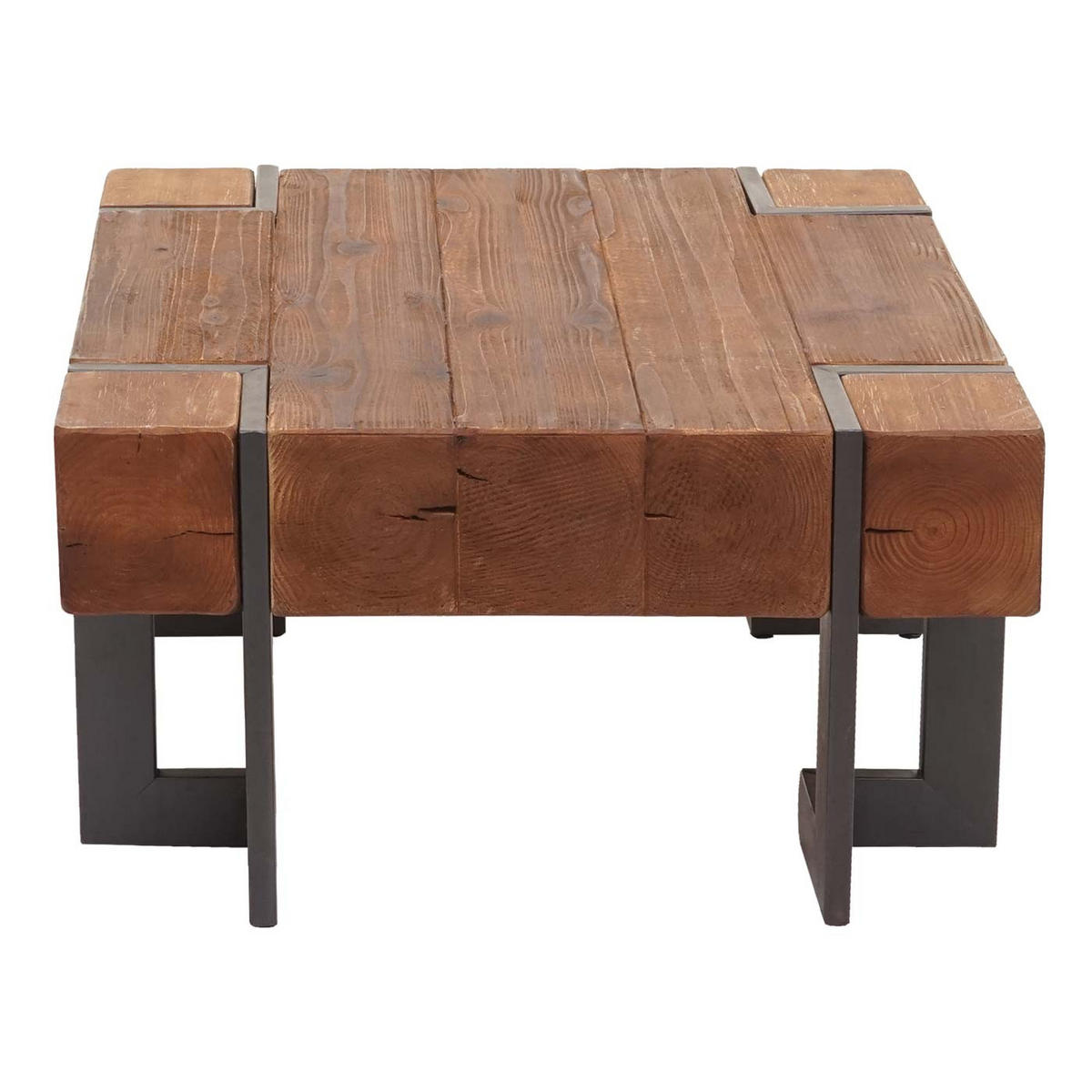 COUCHTISCH quadrat Dunkelbraun - Dunkelbraun, Holz (70/70/40cm) - MCW