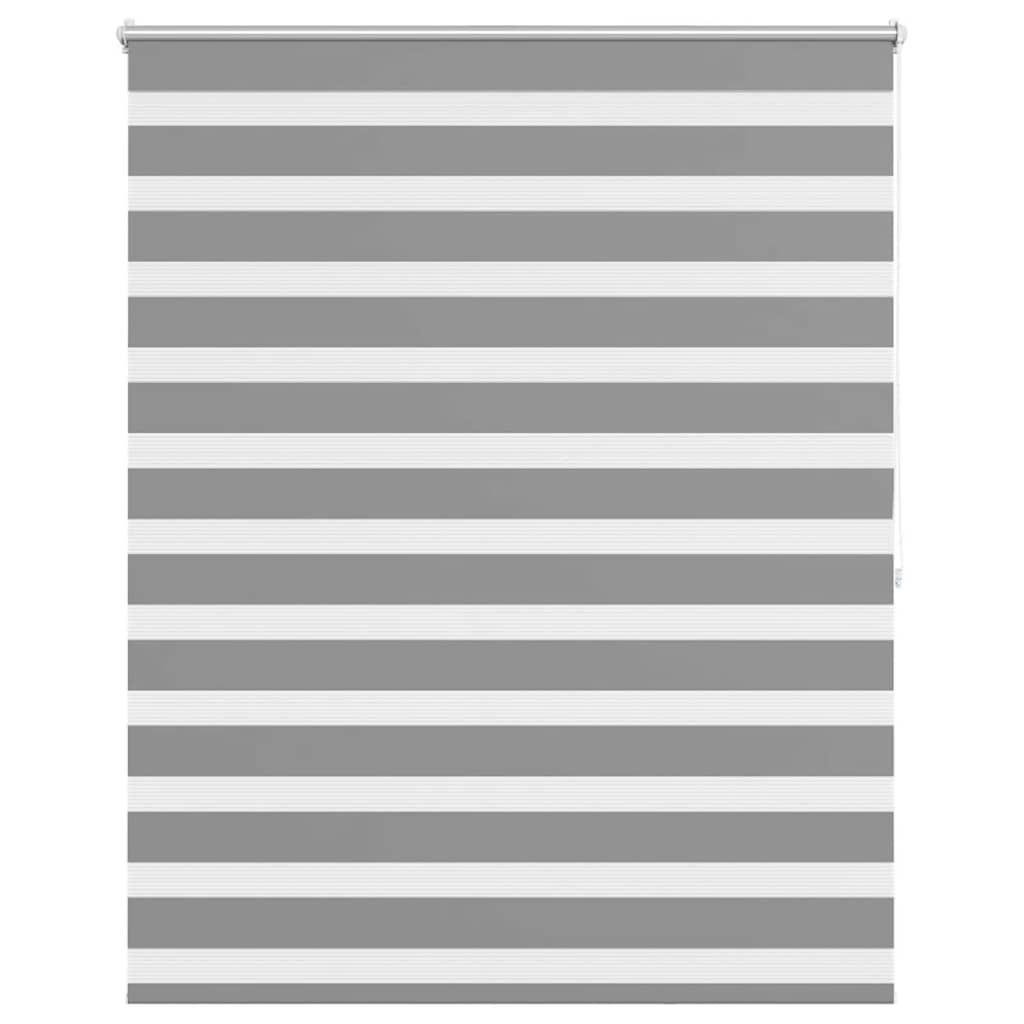 vidaXL Doppelrollo Grau 140x120 cm
