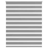 DOPPELROLLO 140,9/175 cm Stoffbreite 136,7 cm aus Polyester Grau - Grau, Textil (140/120cm) - vidaXL